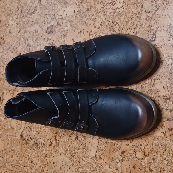 Naot Shoes - Naot Volcanic Brown Leather Calima Ankle Boots Women's Size 6, NWOT